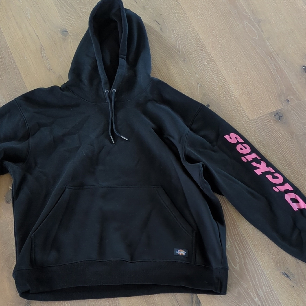 Dickies Black Hoodie Breast Cancer Edition